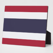 Thailand Flag Plaque Fotoplatte (Seite)
