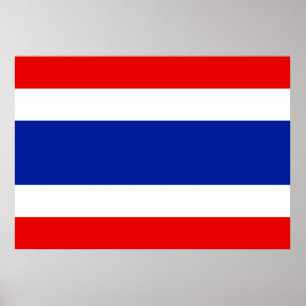 Thailand Flag Poster