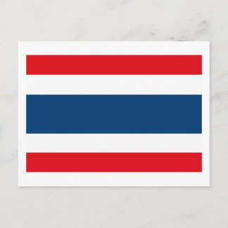 Thailand Flag Postkarte
