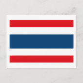 Thailand Flag Postkarte (Vorderseite)