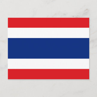Thailand Flag Postkarte