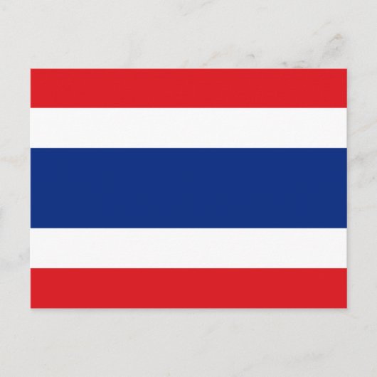 Thailand Flag Postkarte (Vorderseite)