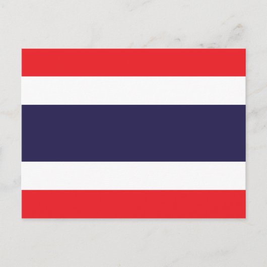 Thailand Flag Postkarte (Vorderseite)