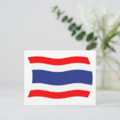 Thailand Flag Postkarte (Stehend Vorderseite)