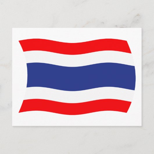 Thailand Flag Postkarte (Vorderseite)