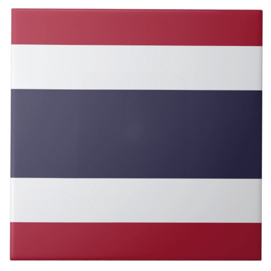 Thailand Flag Tile Fliese (Vorderseite)