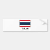 Thailand-Flagge Autoaufkleber (Vorne)
