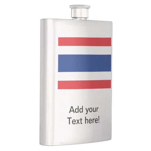 Thailand-Flagge Flachmann (Rechts)