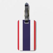 Thailand-Flagge Gepäckanhänger (Rückseite vertikal)