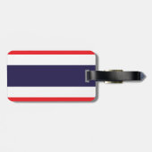 Thailand-Flagge Gepäckanhänger (Rückseite horizontal)
