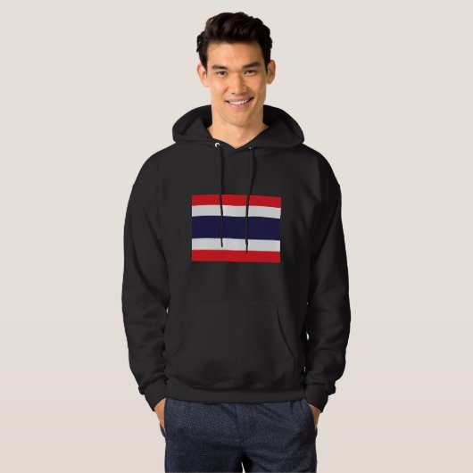 Thailand-Flagge Hoodie (Vorne ganz)