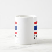 Thailand-Flagge Kaffeetasse (Mittel)