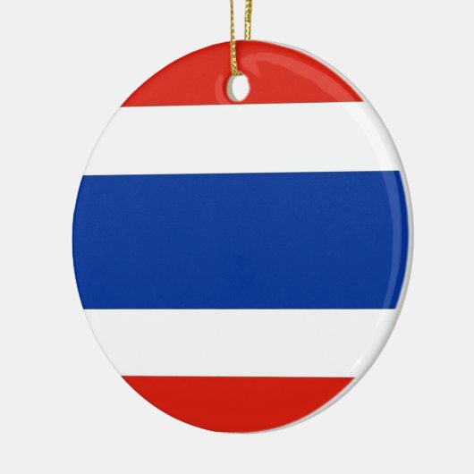 Thailand-Flagge Keramik Ornament (Links)