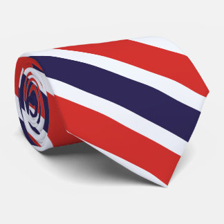 Thailand-Flagge Krawatte
