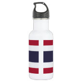 Thailand-Flagge Liberty-Flasche Edelstahlflasche (Rückseite)