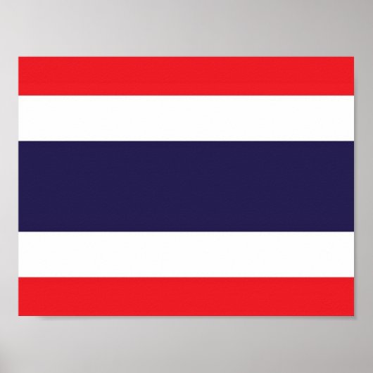 Thailand - Flagge - Poster (Vorne)