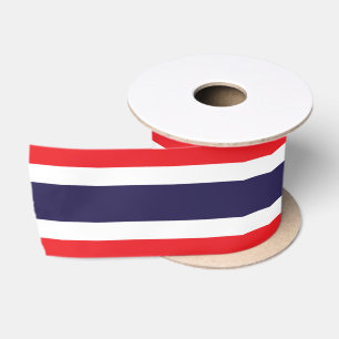 Thailand-Flagge Satinband