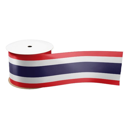 Thailand-Flagge Satinband (Spule)