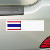 Thailand-Flaggen-Juwel Autoaufkleber (Auf Auto)