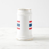 Thailand-Flaggen-Tasse Bierglas (Mittel)