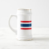 Thailand-Flaggen-Tasse Bierglas (Links)
