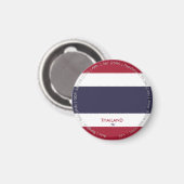 Thailand-Flaggenmagnet Magnet (Vorderseite/Rückseite)