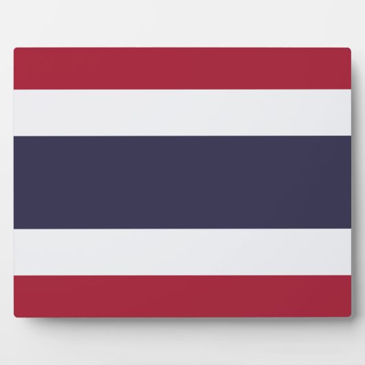 Thailand-Flaggenplakette Fotoplatte (Vorderseite)