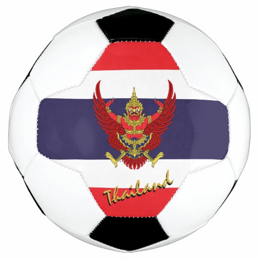 Thailand Football & Thai Flag / Sport Fußball (Vorderseite)
