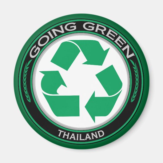 Thailand gerecycelt magnet (Vorne)