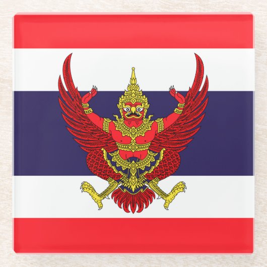 Thailand Glasuntersetzer (Vorderseite)