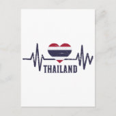 Thailand Heartbeat Postkarte (Vorderseite)