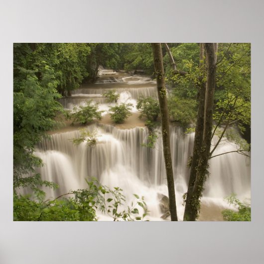 Thailand, Huai Mae Khamin Wasserfall Poster (Vorne)