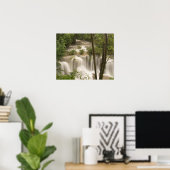 Thailand, Huai Mae Khamin Wasserfall Poster (Heimbüro)