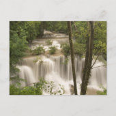 Thailand, Huai Mae Khamin Wasserfall Postkarte (Vorderseite)