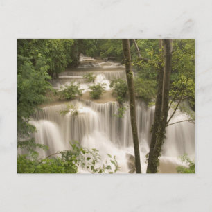 Thailand, Huai Mae Khamin Wasserfall Postkarte