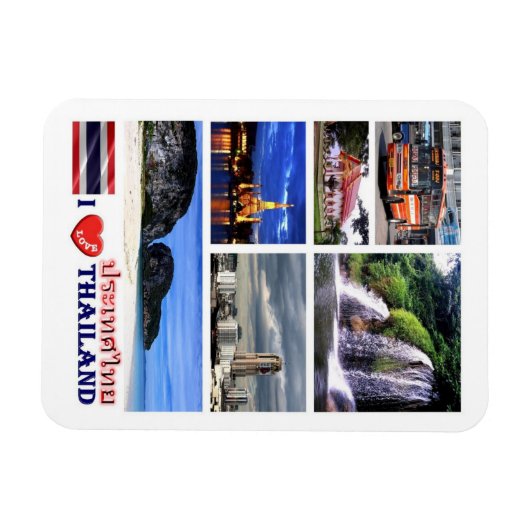 Thailand - I Liebe - Magnet (Horizontal)