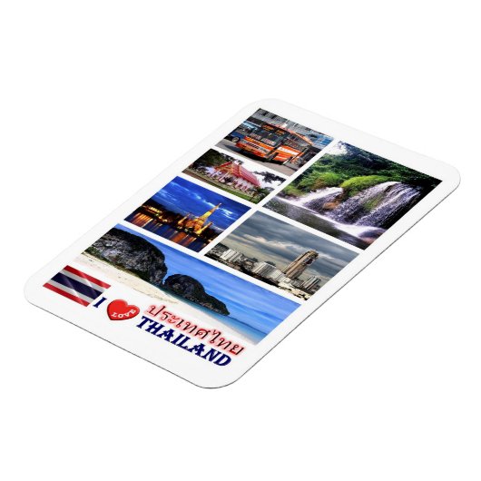 Thailand - I Liebe - Magnet (Linke Seite)