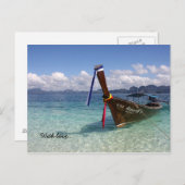 Thailand Insel mit Liebe... Postkarte (Vorne/Hinten)