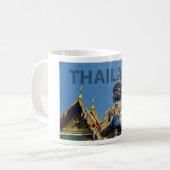Thailand Kaffeetasse (Vorderseite Links)