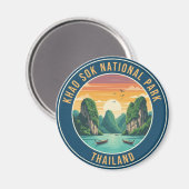 Thailand Khao Sok National Park Travel Magnet (Vorderseite/Rückseite)