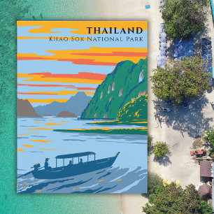 Thailand Khao Sok Nationalpark California Postkarte