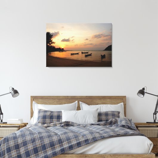 Thailand - Ko Pha Ngan Sunset Leinwanddruck (Insitu (Schlafzimmer))