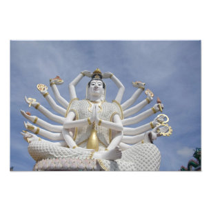 Thailand, Ko Samui alias Koh Samui). Wat Plai 3 Fotodruck