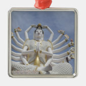 Thailand, Ko Samui alias Koh Samui). Wat Plai 3 Silbernes Ornament (Vorne)