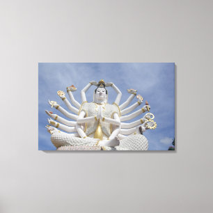 Thailand, Ko Samui alias Koh Samui). Wat Plai Leinwanddruck