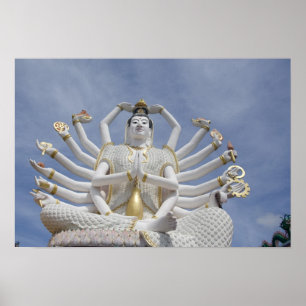 Thailand, Ko Samui alias Koh Samui). Wat Plai Poster