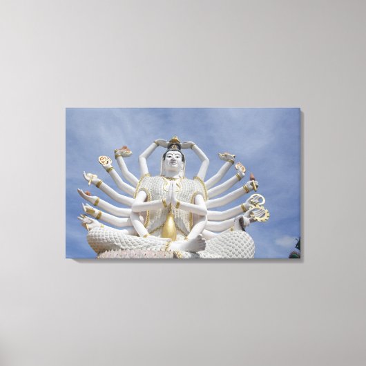 Thailand, Ko Samui, auch Koh Samui genannt). Wat P Leinwanddruck (Vorderseite)