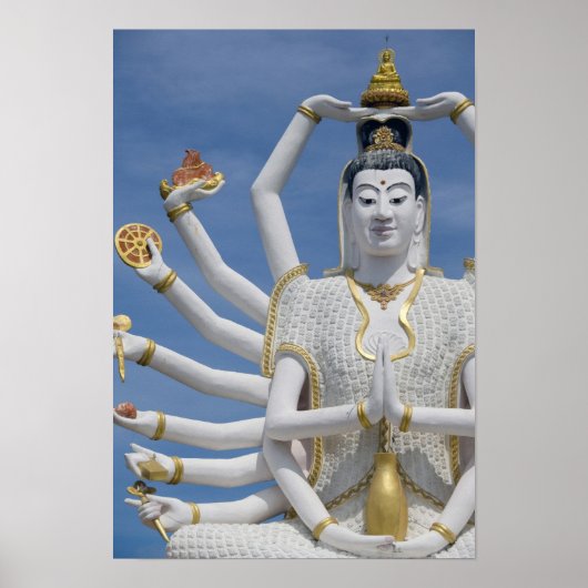 Thailand, Ko Samui, auch Koh Samui genannt). Wat P Poster (Vorne)