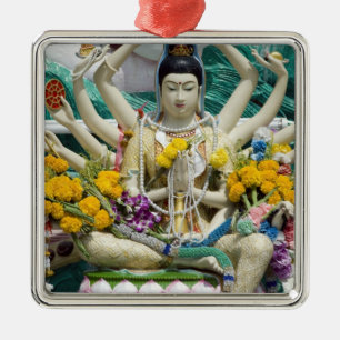 Thailand, Ko Samui (auch Koh Samui). Wat Plai 2 Ornament Aus Metall