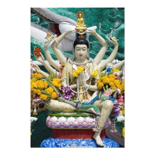 Thailand, Ko Samui oder Koh Samui). Wat Plai Fotodruck (Vorne)